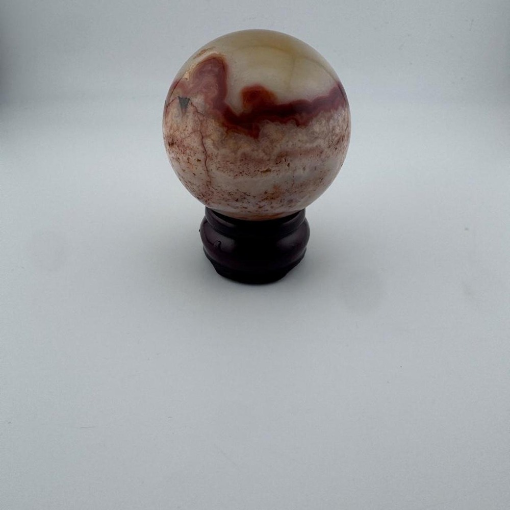 Red agate sphere
